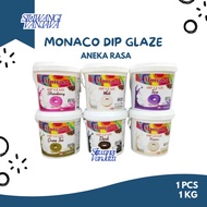 Monaco Dip Glaze 1kg - Perfect Donut and Cake Topping Glaze Multipurpose Cake and Donut Topping/