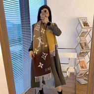 LV 漸變披肩 頸巾 兩用