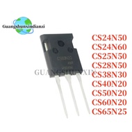 5PCS 100% brand new CS24N50 CS24N60 CS25N50 CS28N50 CS38N30 CS40N20 CS50N20 CS60N20 CS65N25 TO-247 B