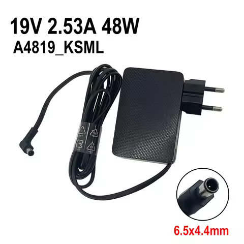 A4819_KSML 19V 2.53A 48W 6.5x4.4mm BN44-00886D AC Adapter For Samsung V32F390SEXXXU ODYSSEY G5 HW-M3