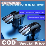 thewoodfamer New G21 For Phone Android Game Controller Mobile Phone Game Trigger Gamepad Joysti Key 
