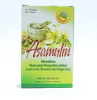 Asamulin untuk Asamurat Kolestrol Pegal Linu - Obat Herbal Kapsul Obat Asam Urat & Rematik By Habsya