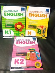 【現貨】新加坡SAP Learning English N K1 K2 幼稚園必備練習冊啟蒙教育