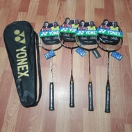 Badminton racket (MIK) compound badminton racket full cover free towel grip 1pcs