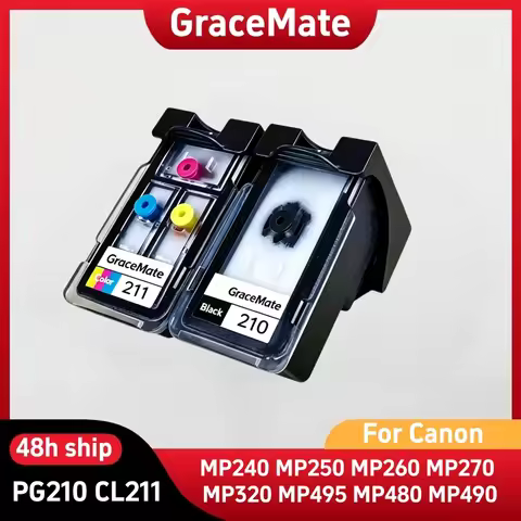 PG-210XL CL-211XL Refillable Ink Cartridge for Canon PG210 CL211 MP240 MP250 MP260 MP270 MP320 MP495