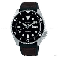 SEIKO 5 Sports SRPD55K2 Men's Analog Watch Automatic 42.5mm Silicone Strap Black Brown *Original
