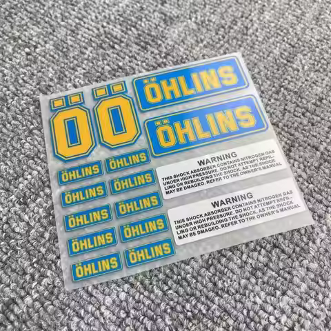 OHLINS Motorcycle Side Strip Bike Helmet Sticker Car Styling Vinyl Decal For YAMAHA Tmax Honda Suzuk