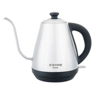 [特價]AIWA 愛華 不鏽鋼咖啡電熱壺 EK110410SR(溫度計顯示/空燒自動斷電)