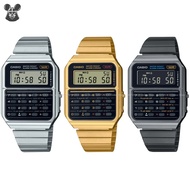 CASIO CA-500WE CA-500WEG CA-500WEGG Unisex Digital Watch Vintage Calculator Functions Dual Time Oblo