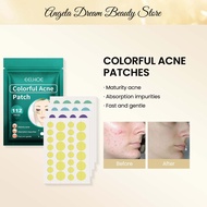 EELHOE Colored Pimple Patch Acne Patch  Cloud Pimple Patch Reduce Acne Marks Patch Jerawat 112pcs
