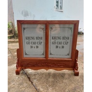 Double photo frame 20x25, 20x30 rosewood