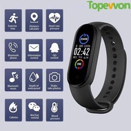 M5 Fitness Tracker Heart Rate Health Wristband Sports Smart Watch Bluetooth Waterproof Bracelet