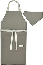 COLORFUL CANDY STYLE N1255230-NVL2512 Children's Apron, 51.2-63.0 inches (130-160 cm), Dull Plain, D