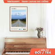 Wall paintings, Oil Paint, Alaska, Alaska Wall Art, Alaska Poster, Alaska Photo, Alaska Poster, Alas