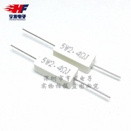 Cement Resistor 5W 2.4 RJ 2.4 ohm Ceramic Resistance Precision ±5% 10 Pieces