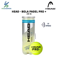 FHIRMAN.CO Padel Head PRO Balls + Padel Balls Contains 3