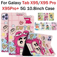For Galaxy Tab X95 10.8 inch Android Tablet X95 Pro Pro 5G Stylish Cute Premium Leather Shockproof C
