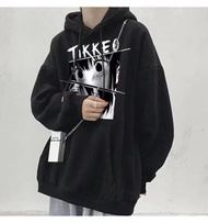 ใหม่เสื้อแขนยาวHoodies ลาย Tikkeo เนื้อผ้าหนาดีใส่สบาย  เสื้อกันหนาวมีฮู้ด เสื้อกันหนาวมีฮู้ด  ผ้าสำ