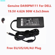 Genuine DA90PM111 19.5V 4.62A 90W 4.5x3.0mm DA90PM190 HA90PM190 AC Adapter For DELL Laptop Power Sup