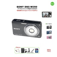 Sony Cyber-Shot DSC-W350 Digital Camera 14.1MP HD กล้องดิจิตอลคอมแพค เลนส์คมชัดสูง 4X Carl Zeiss Lens Used มือสองคุณภาพประกันสูง3เดือน