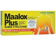 Maalox Plus Simethicone Tablets 40's