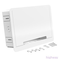 Hi Recessed TV Outletand Networks Enclosure Entertainment Area Organizers