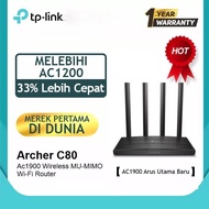 TP-Link Archer C80 AC1900 WiFi Router Dual Band Mu-Mimo Official Warranty