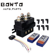 BONTO Universal 4x4 12V 500Amp HD Contactor Winch Control Solenoid Twin Wireless Remote Controller R