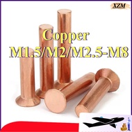 Copper countersunk head rivets GB869 percussion type flat head flat cone head solid rivets Copper d 