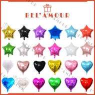 18 Inch Foil Balloon Love Star Plain Foil Belon For Belon Bouquet Balloon