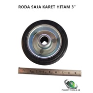 Planet88 - PT 88 - Wheels Only 7cm Display Case Wheels 7cm Trolley Wheels 3 Inch Rubber Wheels 3In