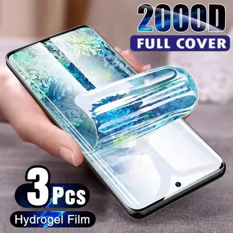 3PCS Full Cover Hydrogel Film For Honor 30 50 60 70 80 GT SE 90 100 V40 Screen Protector For Magic 3