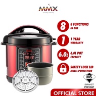 MMX PRESSURE COOKER 6L /MULTIFUNCTION ELECTRIC PRESSURE COOKER