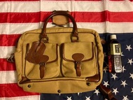 Polo Ralph Lauren briefcase 卡其色公事包