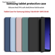 FCMY For Samsung Galaxy Tab A9 Plus S9FE A8 Case Silicone Tablet Stand Cover For Samsung Galaxy Tab 