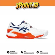 ORIGINAL PADEL GEL RESOLUTION 9 WHITE ORANGE TENNIS SHOES