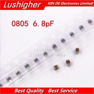 100pcs 0805 6.8pf 6.8P 100V X7R 10% SMD Ceramic Capacitor MLCC