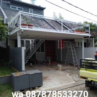 lantai mezzanine Outdoor carport minimalis