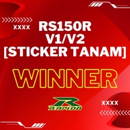 HONDA RS RS150 RS150R V1/V2 WINNER VIETNAM COVERSET RAPIDO STANDARD (STICKER TANAM/AIRBRUSH)