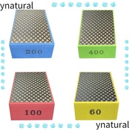 YNATURAL Tile Glass Abrasive Grinding Block Pad, Handheld Grinding Disc Abrasive Sanding Disc Diamon