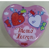Preloved HABA Memo Herzen MEMO HEARTS No. 50 Game In A Tin - 2-4 Players age 4-99