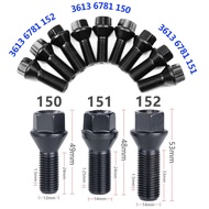 4/5pcs Bolt Stud Nat Roda 36136781150 36136781151 36136781152 Untuk Bmw E70 E70n E71 F20 F21 F22 F45