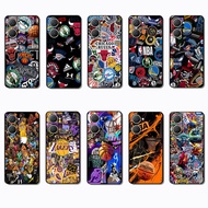 Vivo Y03 Y30T Y18 Y18S Y18E T3 Z9 lite Y37M nba logo Fashionable soft black phone case