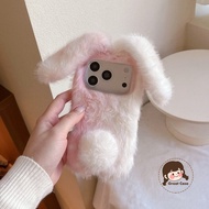 Cute Plush Deer Dot Rabbit Phone Case For Samsung Galaxy A26 A25 A24 A23 A22S A56 M56 F56 A55 F55 M5