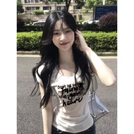 shirt woman oversized t shirt woman American Retro Pure Cotton U-Neck Short Sleeve T-Shirt for Women