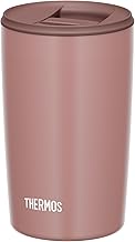 Thermos JDP-401 MBW Vacuum Insulated Tumbler with Lid, 13.5 fl oz (400 ml), Milk Brown