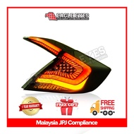 HONDA CIVIC FC 2016-2021 LED SEQUENTIAL SIGNAL WELCOME LIGHT SMOKE TAILLAMP V5 LAMPU BELAKANG TAILLIGHT