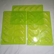 3PCS CETAKAN KUE IKAN KOI KECIL BAHAN PLASTIK / CETAKAN PUDING AGAR