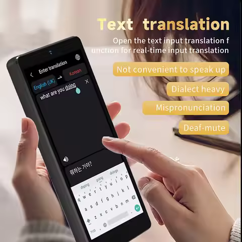 5inch S20PRO AI Smart Translator Handheld Translation Device 148 Languages Online Real Time Voice Vi