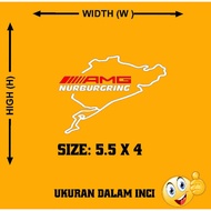 STICKER AMG NURBURGRING MERCEDES